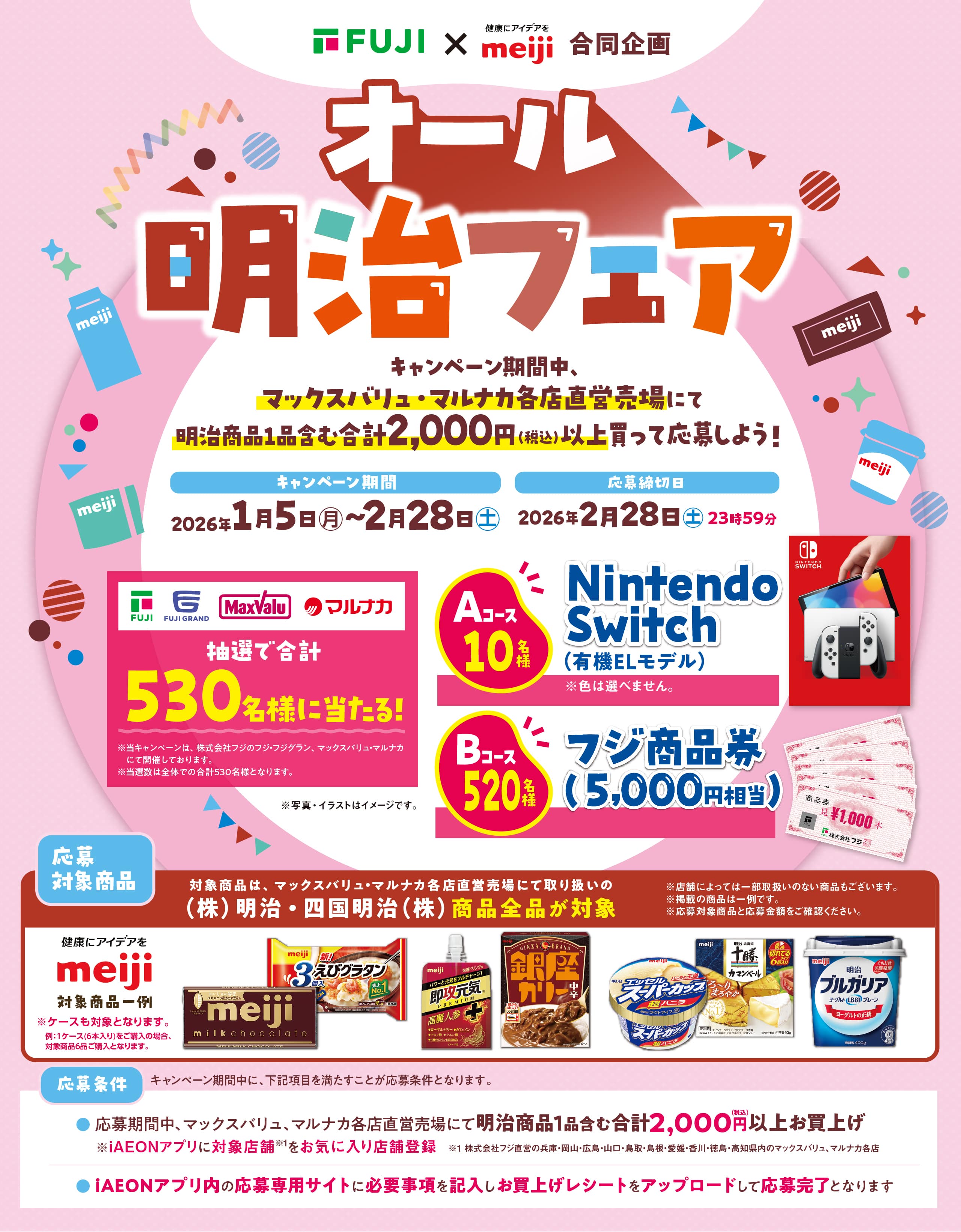 2026年1月オール明治フェア